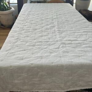 The Company Store King Linen Quilt Premium Breathable Reversible Relaxed